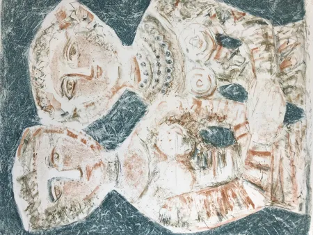 Litografia Campigli - LE AMICHE - Les Amies