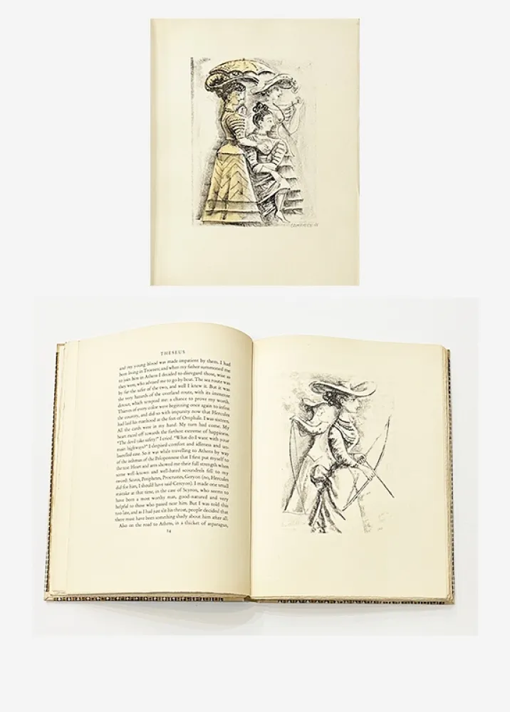 Livro Ilustrado Campigli - Theseus