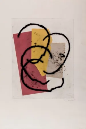 Gravura Canogar - Composición