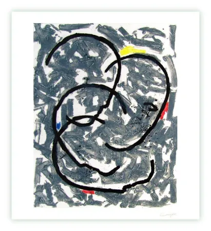 Sem Técnica Canogar - Escena urbana V-5-90