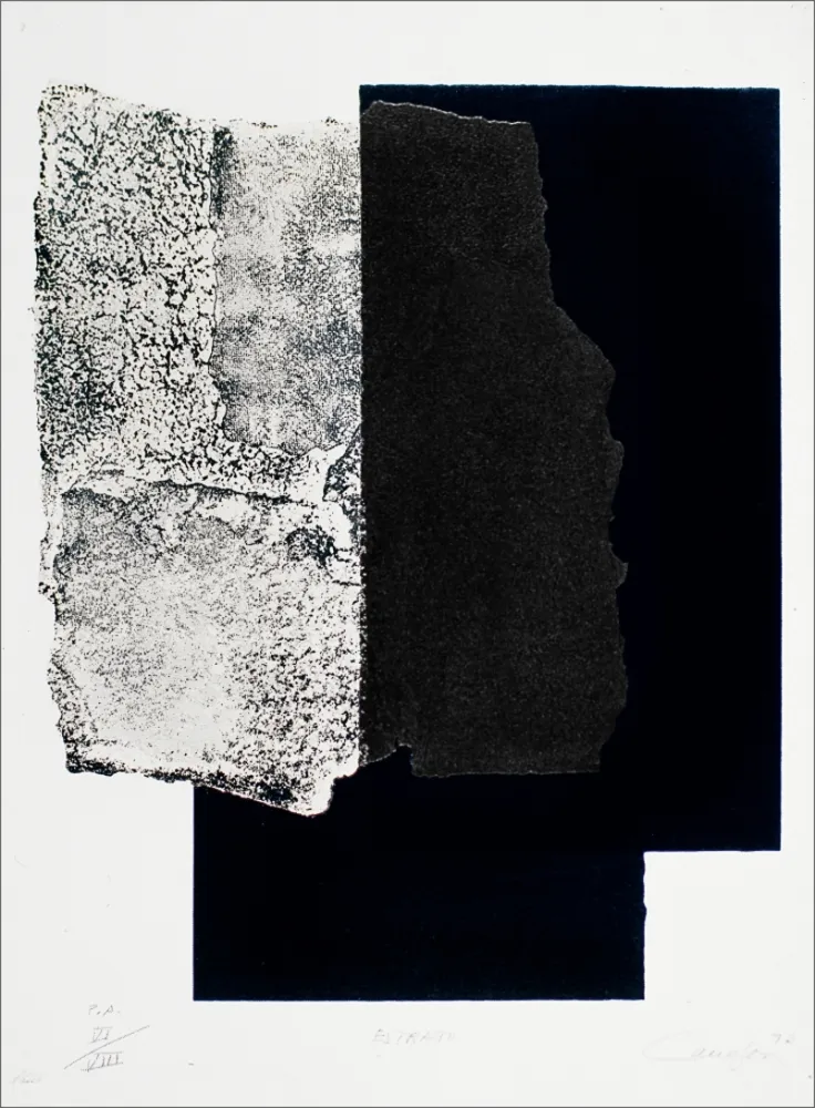 Serigrafia Canogar - Estrato