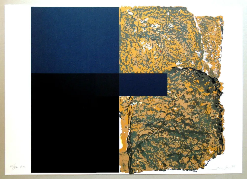 Serigrafia Canogar - Hommage à Federico Garcia Lorca