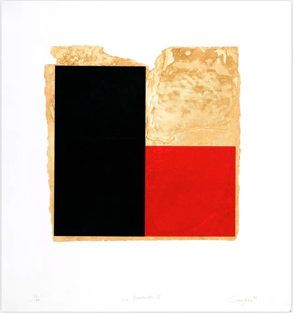 Água-Forte Canogar - La Bienvenida (rojo)