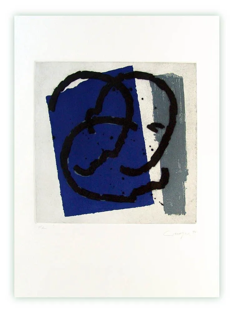 Gravura Canogar - Nocturno chileno