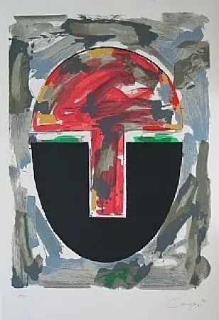 Serigrafia Canogar - Sans titre