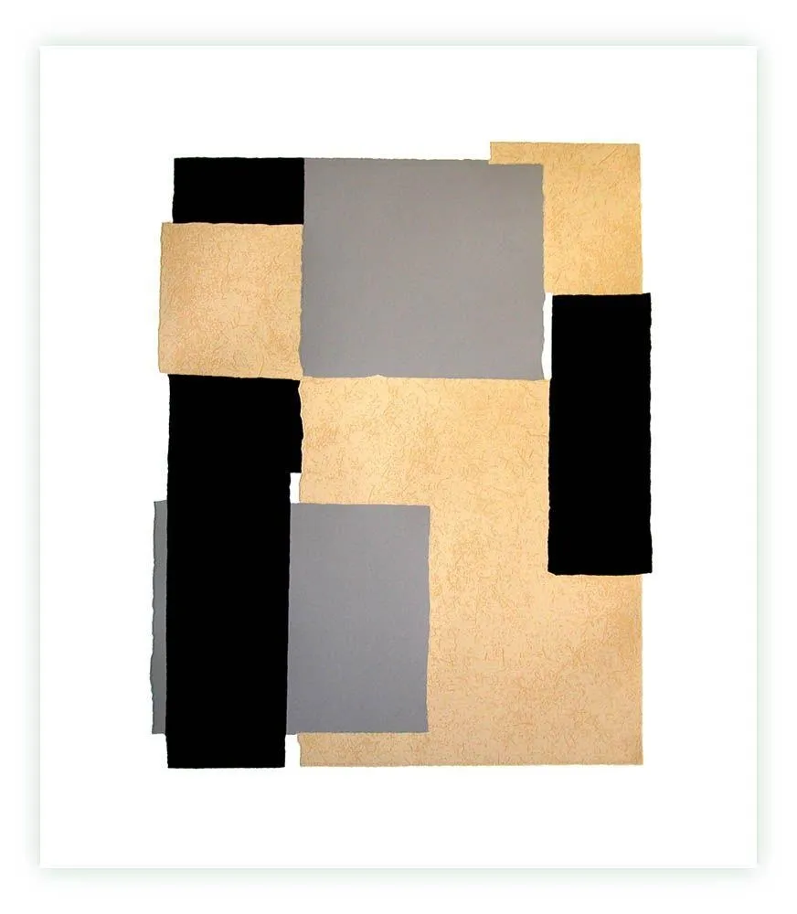 Gravura Canogar - Trama III