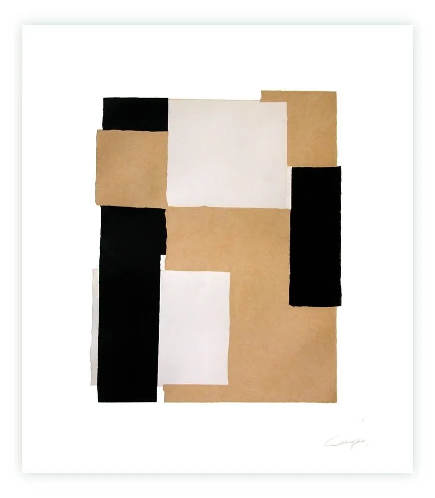 Gravura Canogar - Trama IV