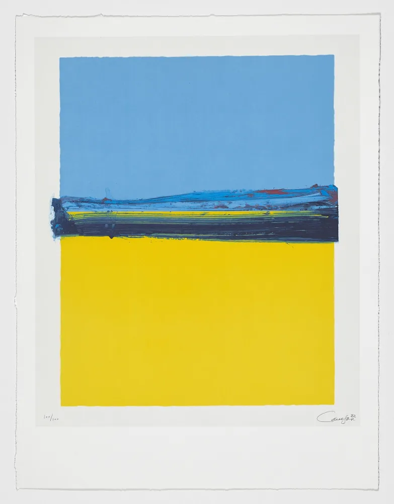 Litografia Canogar - Ucrania 22