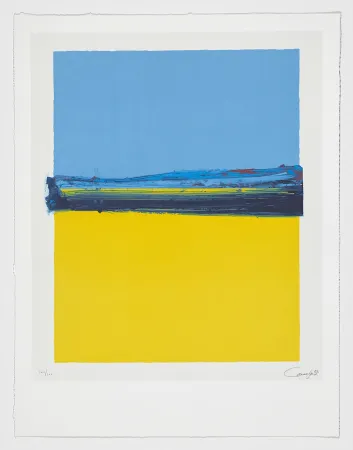 Litografia Canogar - Ucrania 22