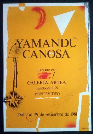 Cartaz Canosa - Yamandú Canosa - Galeria Artea - Montevideo - 19