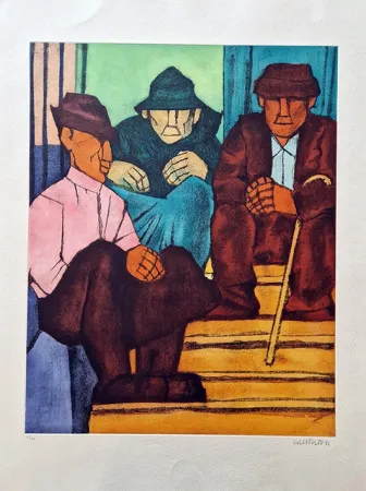 Água-Forte Cantatore - Gente del sud.