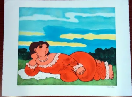 Água-Forte Cantatore - Odalisca