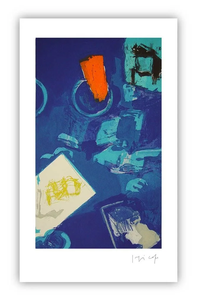 Gravura Capa - Vertical deep blue