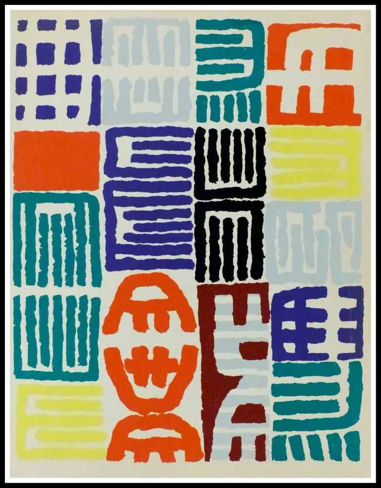 Estêncil Capogrossi - COMPOSITION 