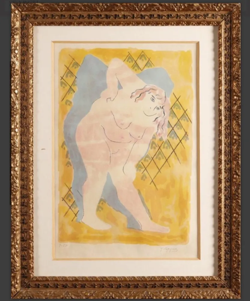 Litografia Capogrossi - Donne