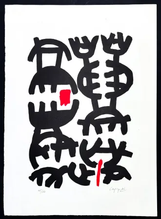 Litografia Capogrossi - Giuseppe Capogrossi (1900–1972) - Lithography on Fabriano paper - 1957