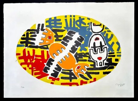 Litografia Capogrossi - Giuseppe Capogrossi (1900–1972) - Lithography on Fabriano paper - 1957