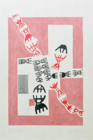 Litografia Capogrossi - Opale 7