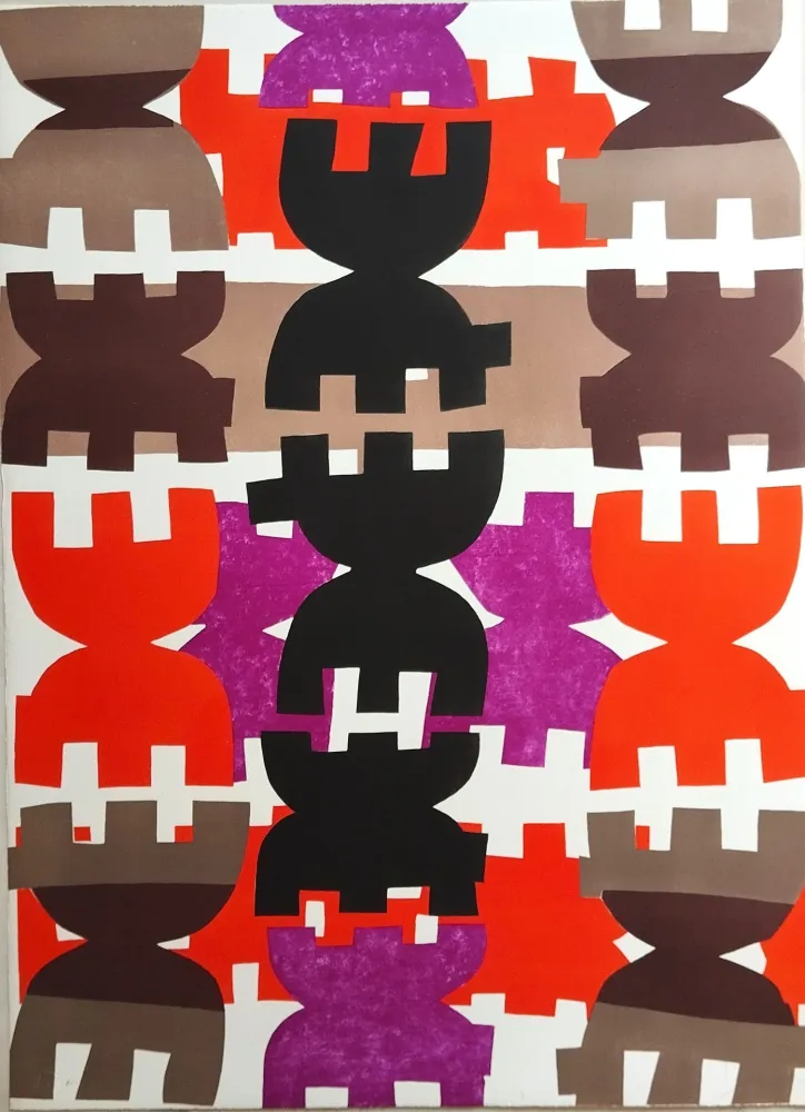 Litografia Capogrossi - Quarzo 1