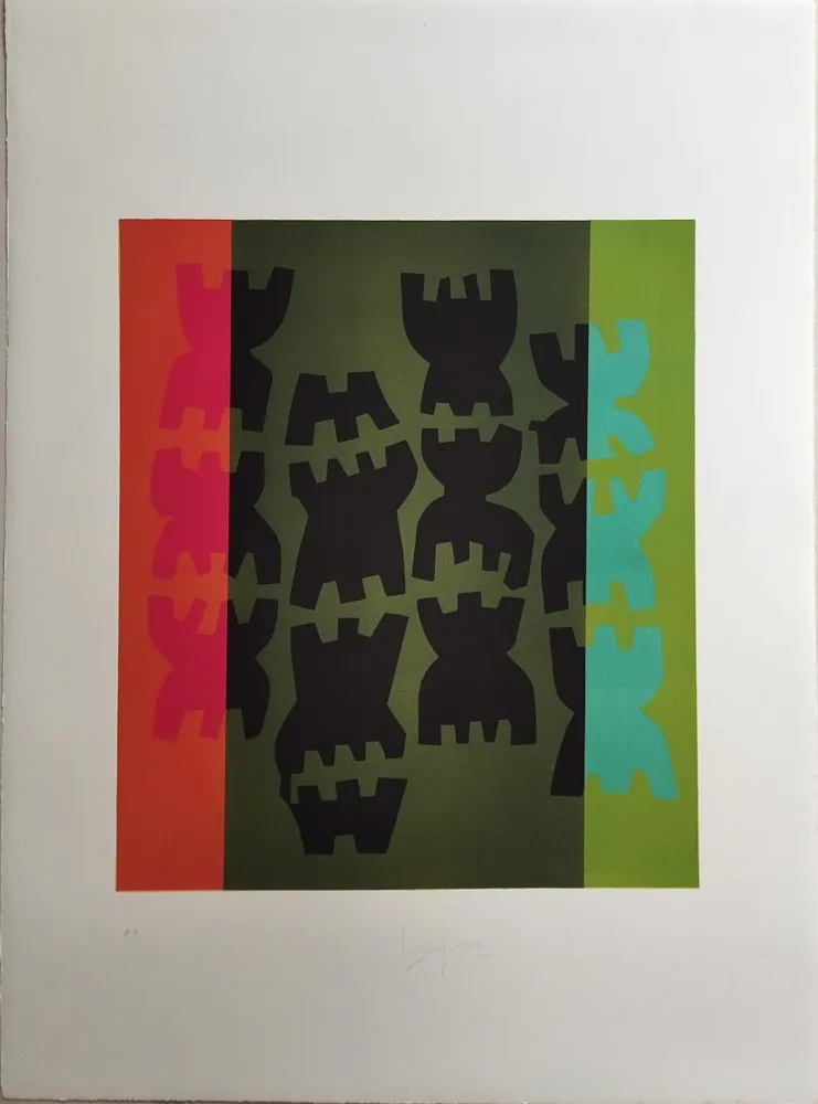 Litografia Capogrossi - Quarzo 10