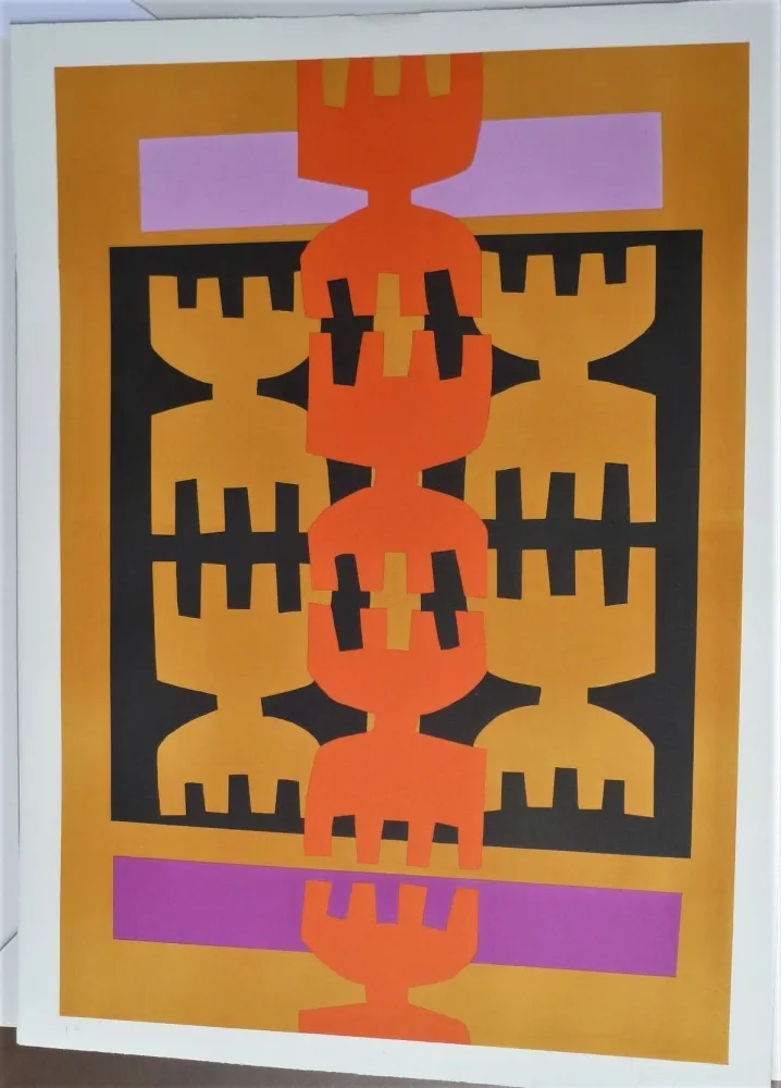 Litografia Capogrossi - Quarzo 4