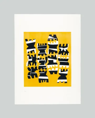 Litografia Capogrossi - Quarzo 8