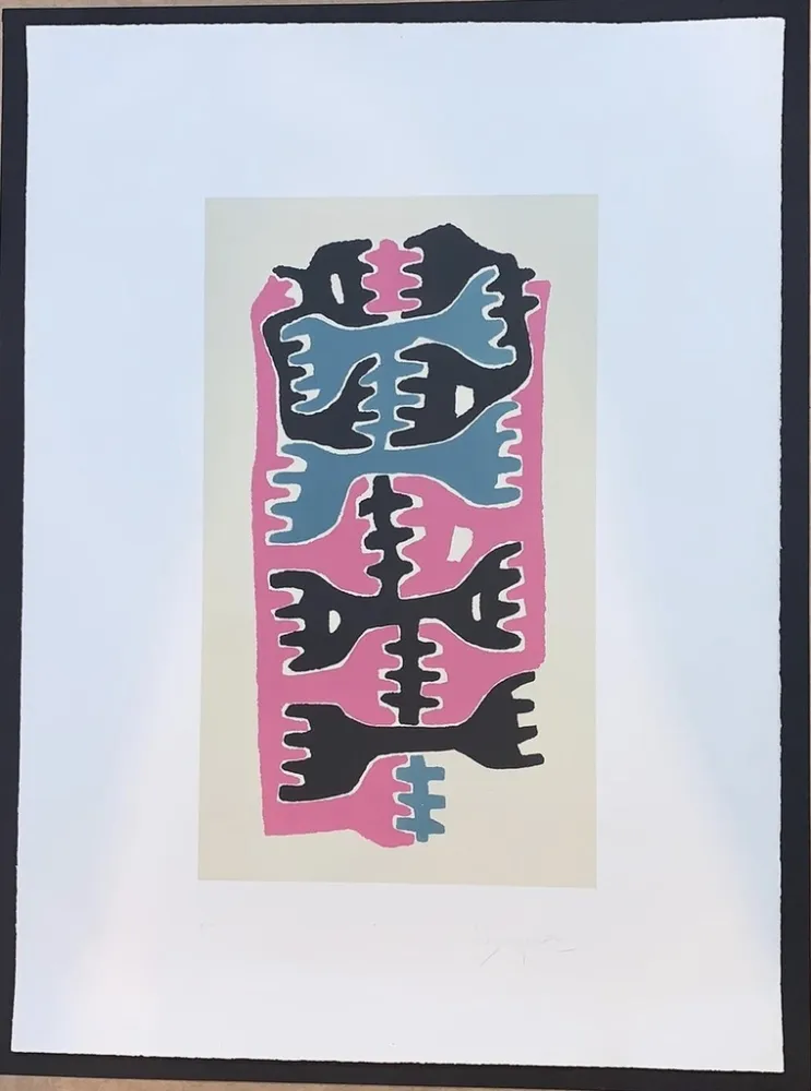 Litografia Capogrossi - Quarzo 9