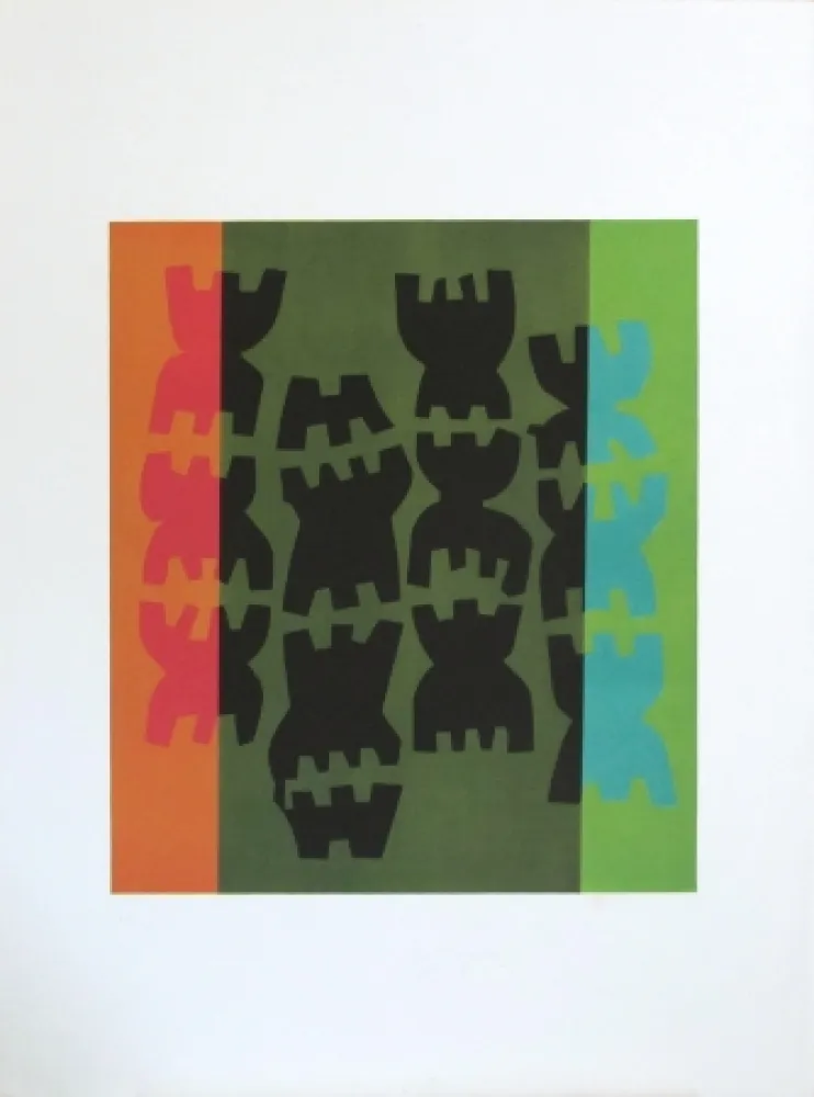 Litografia Capogrossi - Quarzo n°10