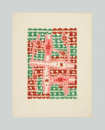 Litografia Capogrossi - Superficie