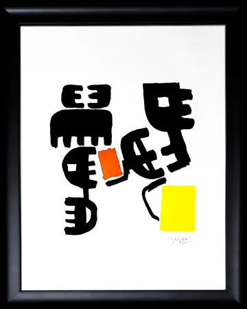 Litografia Capogrossi - Untitled