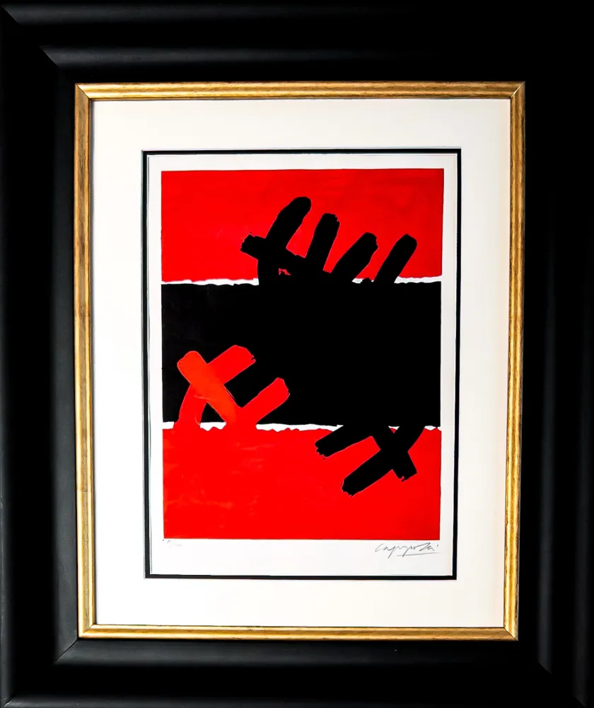 Litografia Capogrossi - Untitled