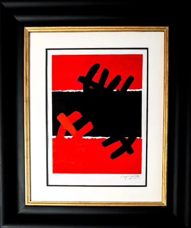 Litografia Capogrossi - Untitled