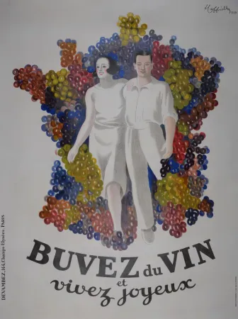Cartaz Cappiello - Buvez du Vin.
