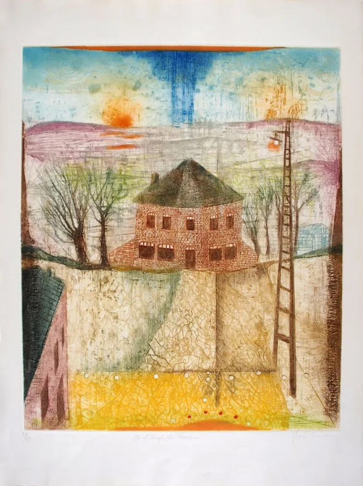 Água-Forte E Água-Tinta Carcan - A l'angle du chemin