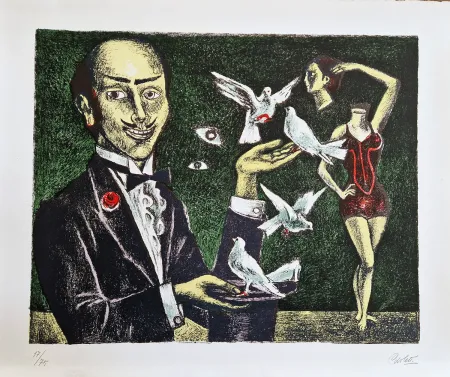 Litografia Carletti - Illusionista
