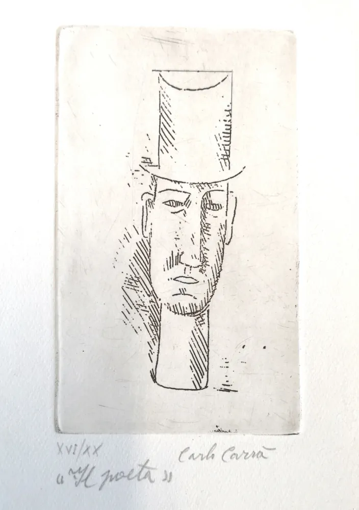 Água-Forte Carra - Il poeta