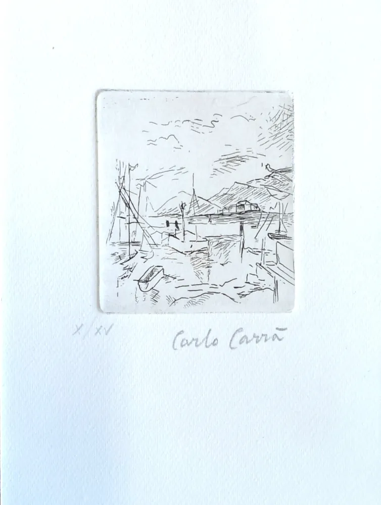 Água-Forte Carra - Piccolo molo