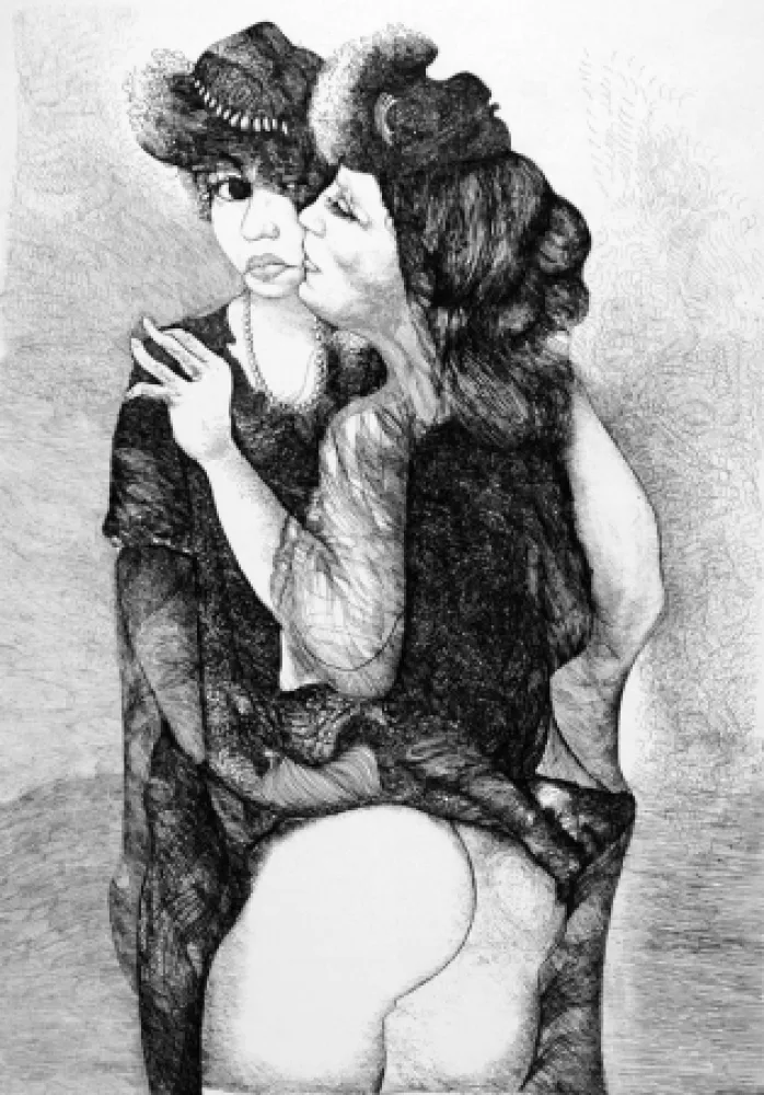 Água-Forte Carrera - Le amiche