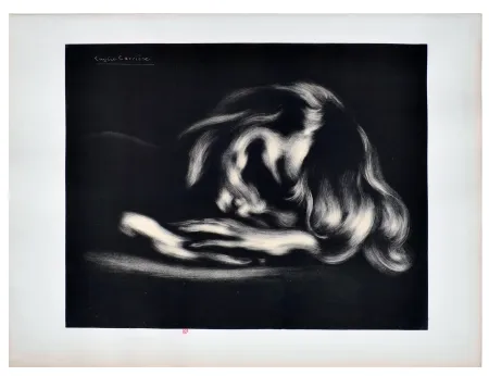 Litografia Carriere - Le Sommeil