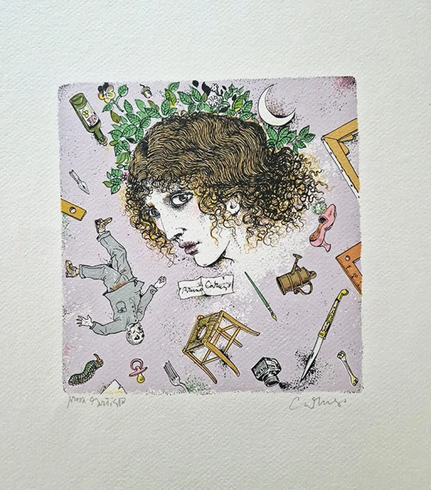 Litografia Caruso - Vertigine