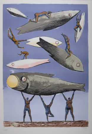 Litografia Carybe - Composition