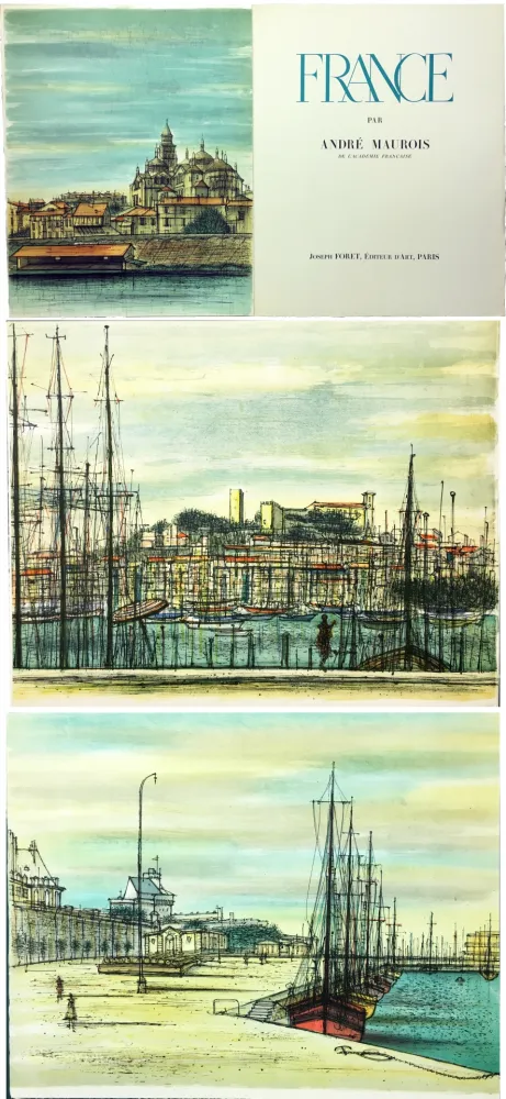 Livro Ilustrado Carzou - André Maurois : FRANCE (1959)