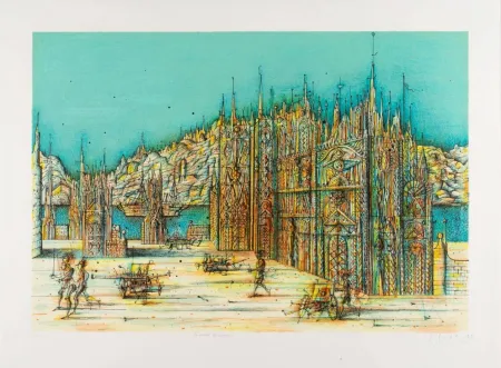 Litografia Carzou - Palais des mirages (Palace of Mirages)