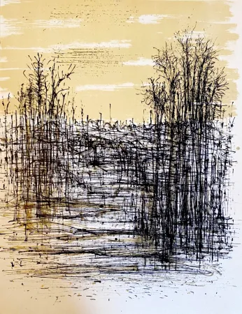 Litografia Carzou - Paysage