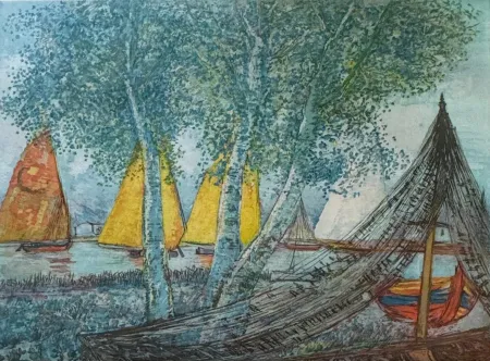 Água-Forte Cascella - Barche