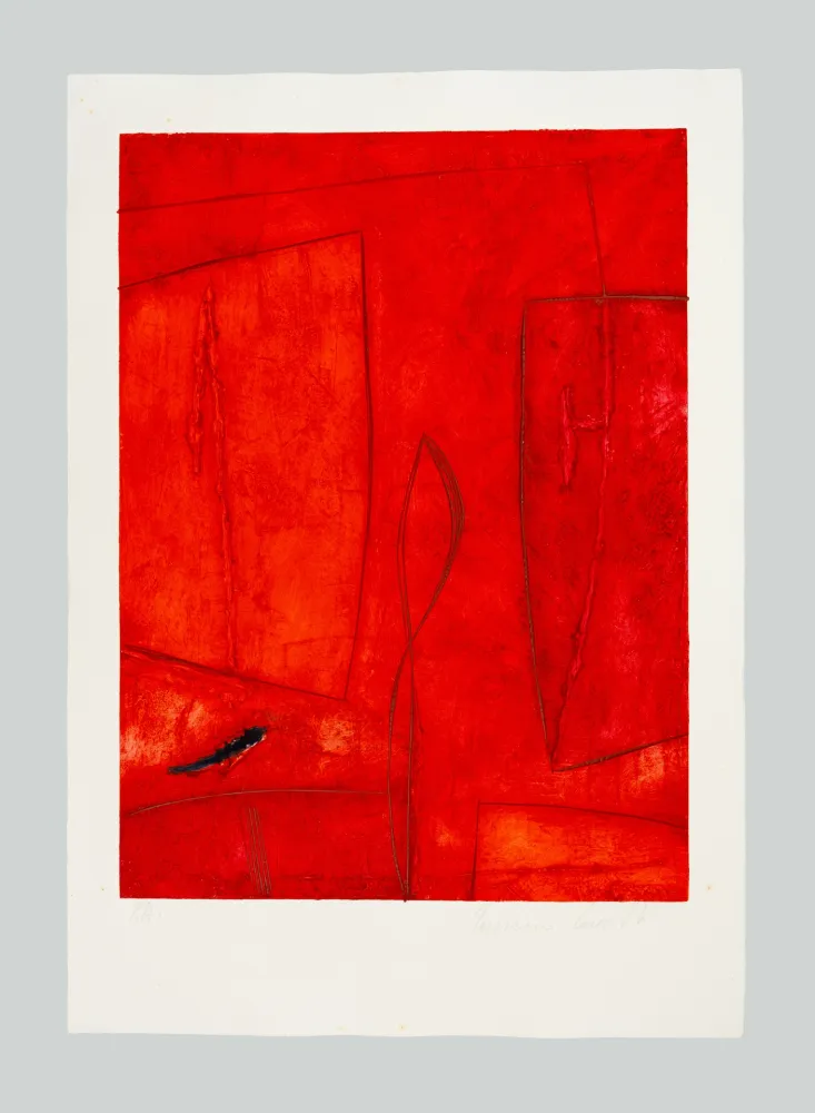 Serigrafia Cascella - Composizione