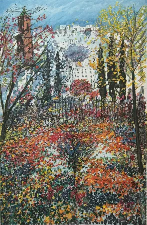 Água-Forte Cascella - Paesaggio