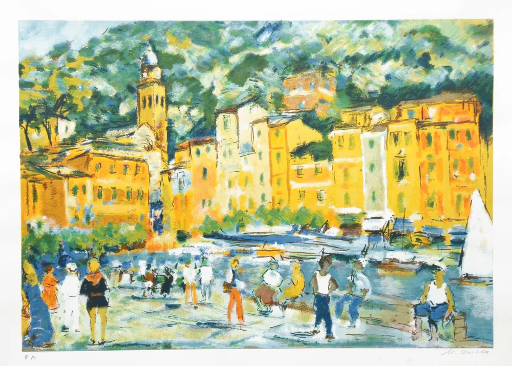 Litografia Cascella - SENZA TITOLO