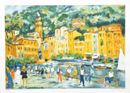 Litografia Cascella - SENZA TITOLO