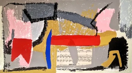 Litografia Cascella - Senza titolo